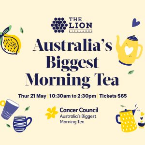 AUSTRALIA'S BIGGEST MORNING TEA